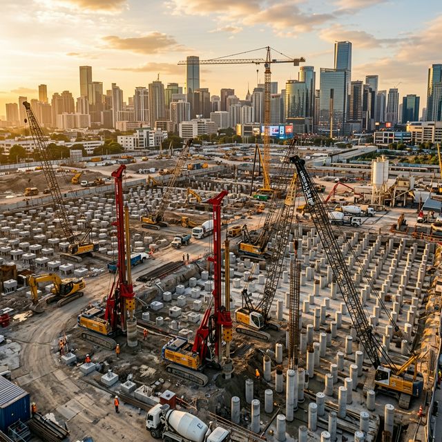 Pilas y Pilotes de cimentación